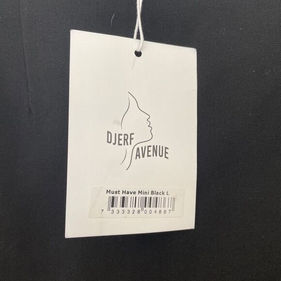 Djerf Avenue Must Have Mini Skirt in Black Size L - Picture 5 of 6